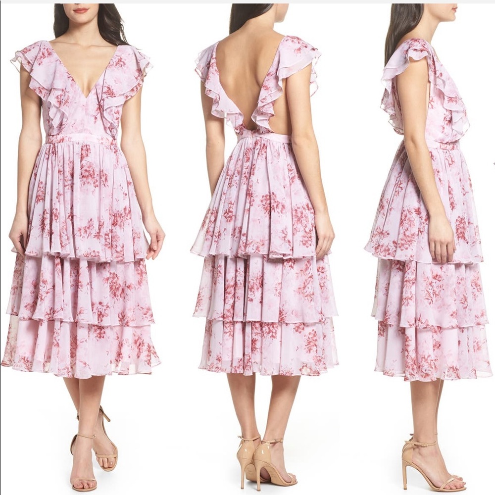 Fame and Partners Georgette Dress